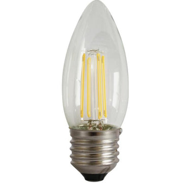 Bec Filament Lumanare E27, 4W=45W, 3000K, lumina calda, 480Lm