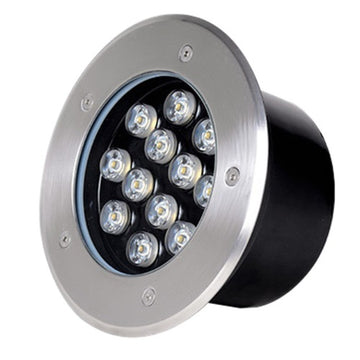 Spot LED pentru Pardoseală 12W (Echivalent 60W) Ø180mm, Lumina Rece 6400K – Iluminat Eficient pentru Spații Interioare