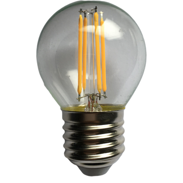 Bec Filament Sferic E27, 4W=45W, 4000K, lumina neutra