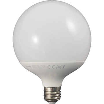 Led izzó E27, modell G120, 18W=200W, 6400K, hideg fény, 1800Lm