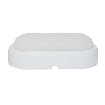 Aplica LED BAT Ovala 12W=100W, 3000K, lumina calda, cu protectie IP65