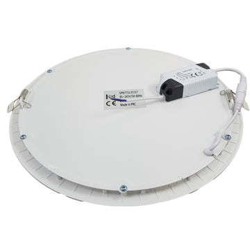Spot LED Slim Ø300mm, 24W (Echivalent 200W) cu Lumină Neutru 4100K – Iluminat Eficient pentru Birou, Spații Comerciale sau Acasă