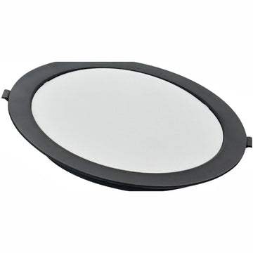 Talp Led Spot fekete kerettel, körbe temetett Ø220, 24W, 4100K, semleges fény