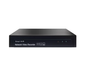 Smart NVR 1 ch LAN, conexiune 8 porturi, HDMI, VGA, 2 USB, DC 12V, Cu Mouse fir, negru