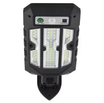 Lampa solara LED 3W, 3 Moduri Iluminare, Senzor Miscare, Telecomanda
