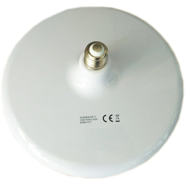 Led izzó E27 modell UFO, 30W=200W, 6400K, hideg fény