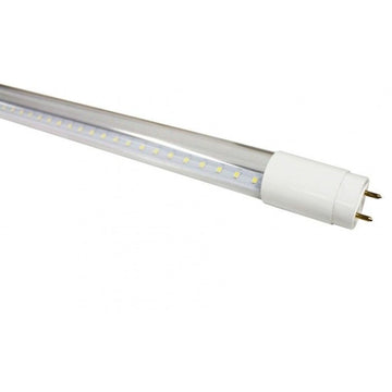 Tub LED Transparent, model T8, 9W=18W, 6400K, lumina rece, 900lm, 588 mm