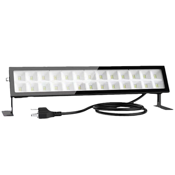 Proiector LED cu Lumina Led Rece, Interior/Exterior, Rezistent la Apa, 48W, Negru