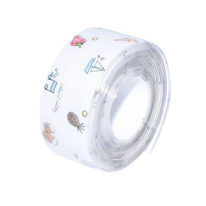 Banda de Etanșare Transparență cu Model 3,8 x 320 cm - Frize