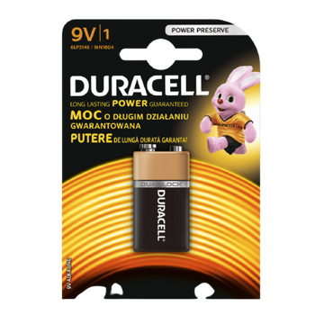 Duracell 9V ALKALINE elem