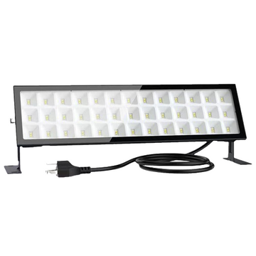 Proiector LED cu Lumina Led Rece, Interior/Exterior, Rezistent la Apa, 72W, Negru