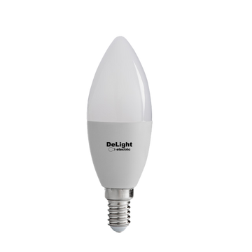 Bec Led Lumanare E14, model C37, 9W=80W, 2700K, lumina calda