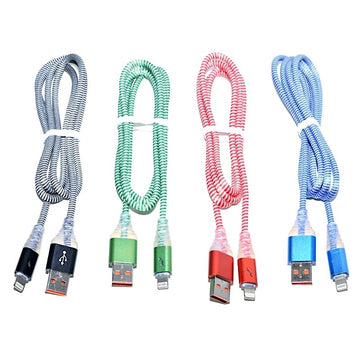 Cablu Panzat USB tata la Mufa Iphone (Lighting) cu Led D8-32I - Frize