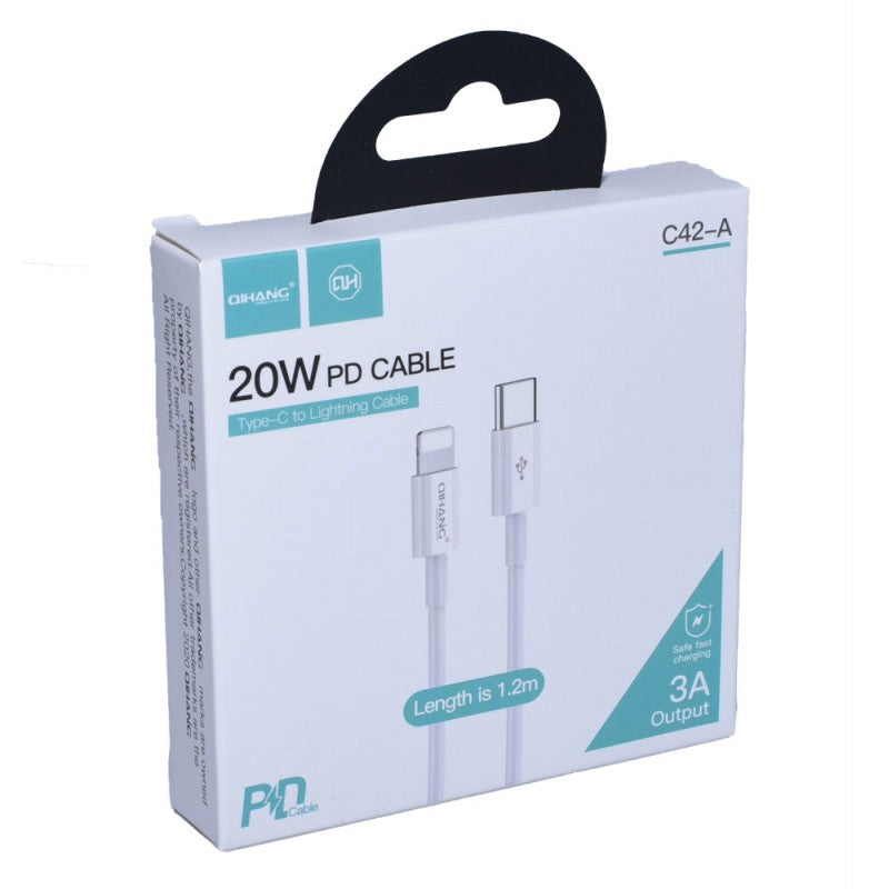 Cablu PD Fast Tip C la iPhone Lightning 1,2m/20W - Frize