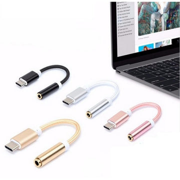 Cablu USB Tip C - Jack 3,5 Mama, Auxiliar - Frize