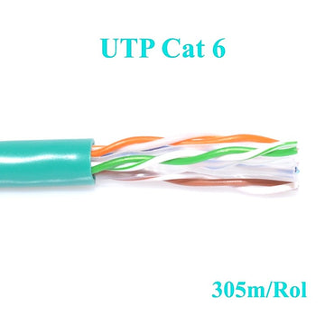 Cablu UTP Cat 6 Cupru Integral 8 Fire Ted, 305m/Rol - Frize