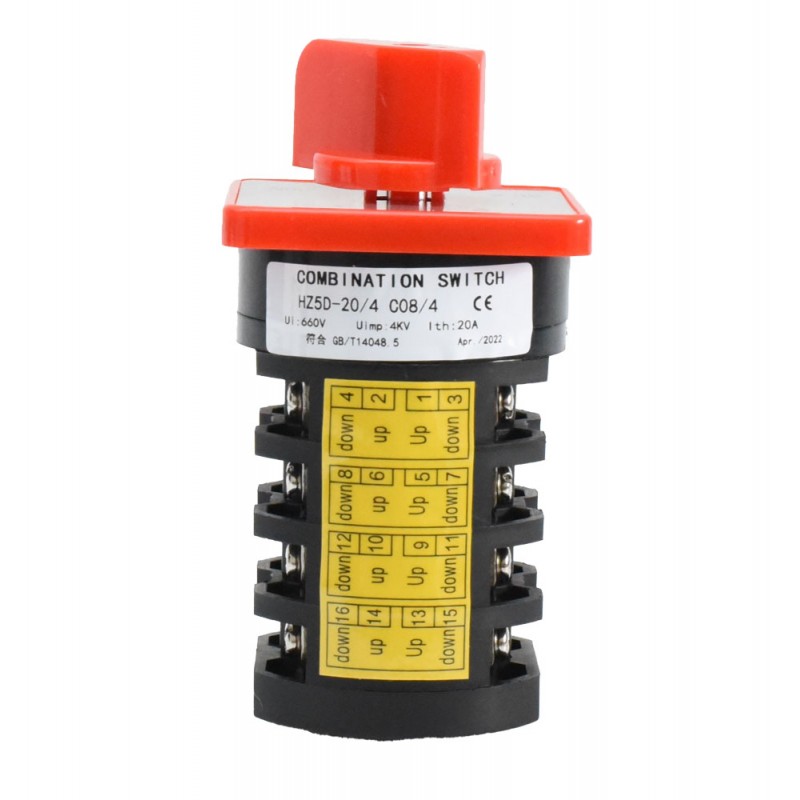 Comutator Rotativ 4 Came 1-0 / 20A - C08/4 - Frize