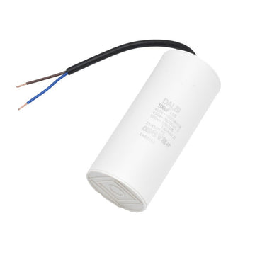 Condensator de Pornire pentru Motor 450V - 100uF cu Fire pentru Echipamente Electrice și Aplicații Industriale