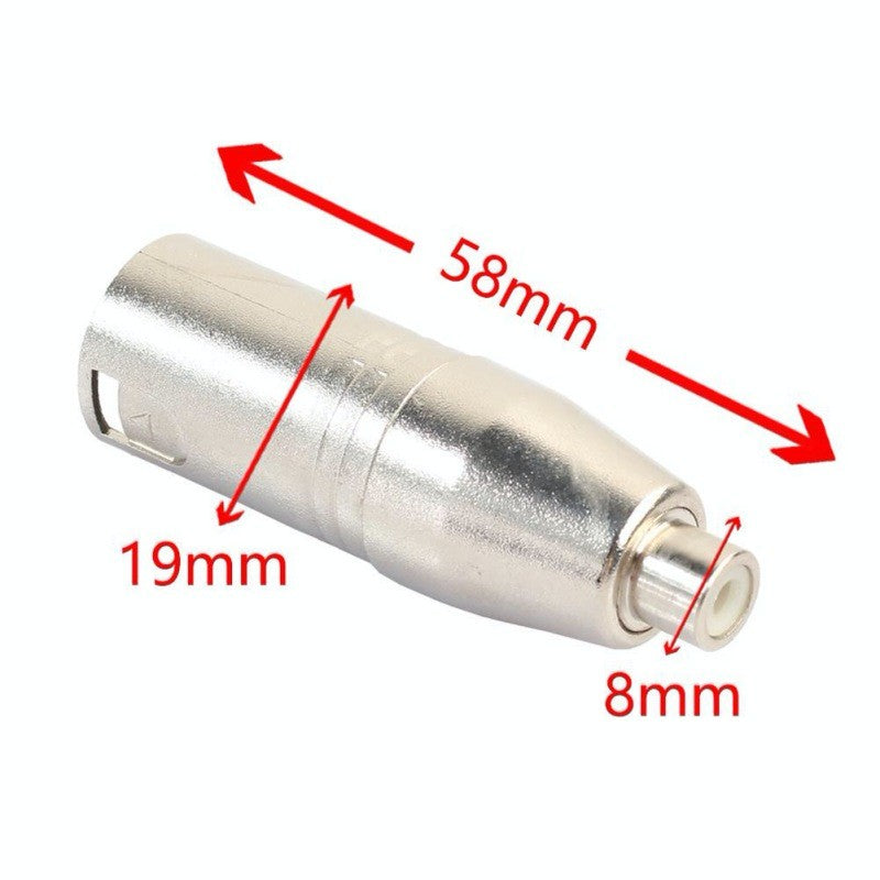 Conector Audio XLR Tata-RCA Mama - Frize