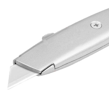 Cutter Profesional Metalic cu Lamă Retractabilă 1703 – Unelte de Tăiere Precise pentru Birou, Lucrări de Craft și Proiecte de DIY