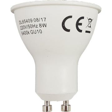 Led izzó GU10, modell R50, 8W=60W, 6400K, hideg fény