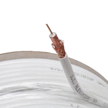 Cablu Coaxial TV RG6 din Cupru, 100m – Conexiune Stabilă pentru Semnal TV de Înaltă Calitate