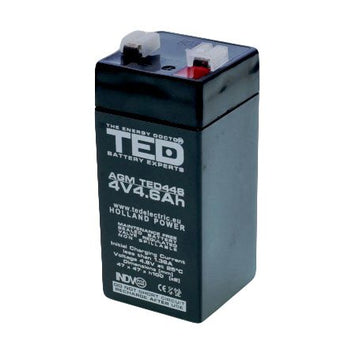 Acumulator Compact 4V 4.6Ah 47x47x100mm – Baterie Fiabilă pentru Dispozitive Electrice Casnice și Birou, Ideală pentru Utilizare Zilnică