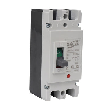 Întrerupător Circuit Solar MCCB 2P 125A 500V DC – Dispozitiv de Protecție pentru Sisteme Fotovoltaice