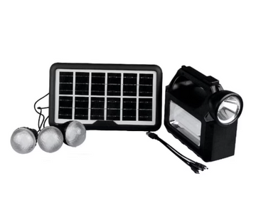 Kit Solar Lanterna 3 becuri cu panou solar portabil GD Lite GD-8017