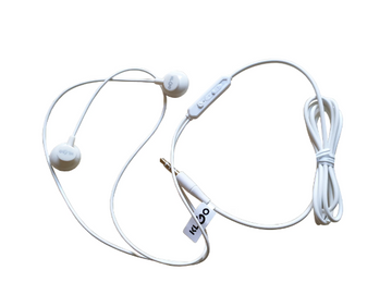 Casti Intraauriculare KLGO KS 11 Cu Fir, Microfon, Butoane Control Volum, Dynamic Sound, Alb