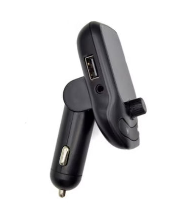 Modulator Auto Bluetooth KlaussTech cu 2 x USB, Micro SD și Ecran LED – Handsfree cu Afișaj 87 dB pentru Conducere Sigură