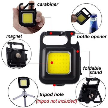 Mini Proiector Portabil LED cu Breloc – Proiector Compact pentru Camping, Drumeții și Situatii de Urgență