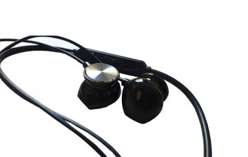 Casti Intraauriculare KLGO KS 13 cu Fir și Microfon – Sound Dinamic cu Butoane de Control Volum, Culoare Neagră pentru Muzică și Apeluri