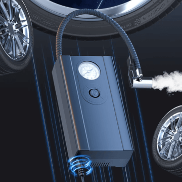 Mini Pompă Aer Electrică 120W cu Compresor Auto – Presiune Maximă 10 BAR (150 psi), Cablu de 15 cm pentru Alimentare la Mufă Auto