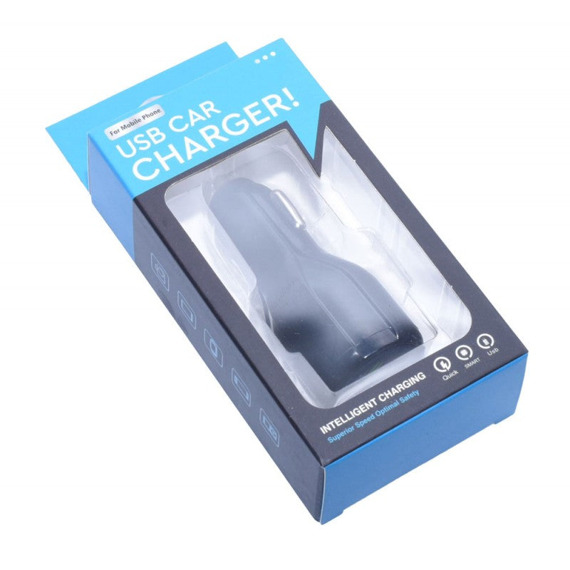 Incarcator Auto 2 x Usb 3.0/D-15, Negru - Frize