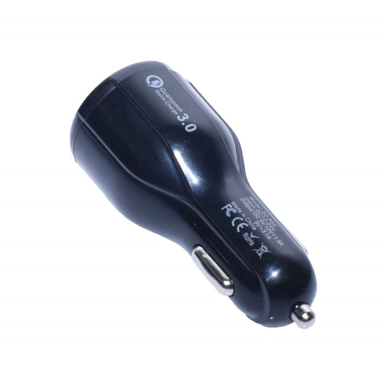 Incarcator Auto 2 x Usb 3.0/D-15, Negru - Frize