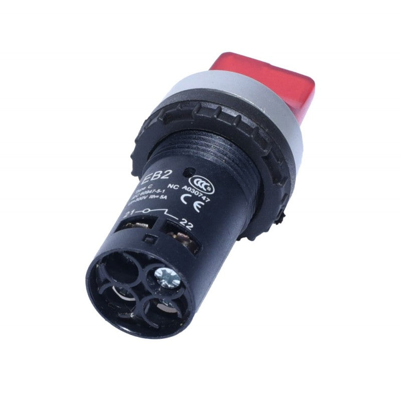 Intrerupator cu Maneta 22mm Rosu EB2-10D - Frize