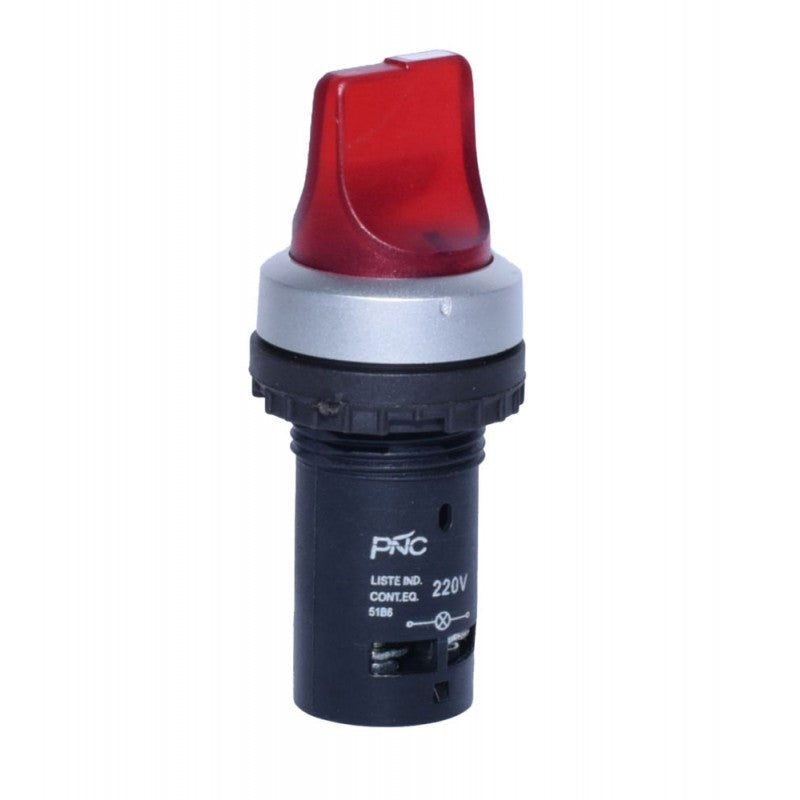Intrerupator cu Maneta 22mm Rosu EB2-10D - Frize