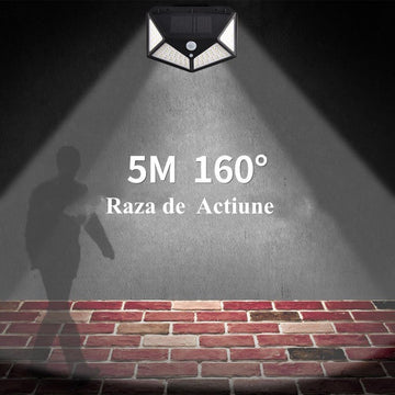 Lampa de Perete Solara 114 Led + Senzor - Frize