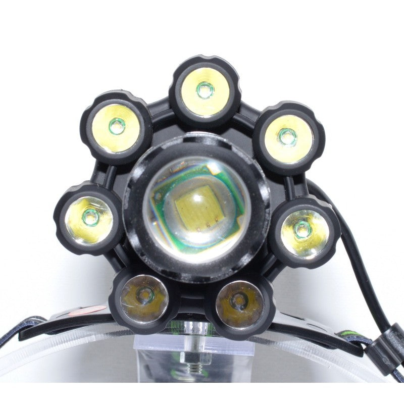 Lanterna de Cap 8 Led + 1 Cob cu Acumulatori BL-T88-8 - Frize