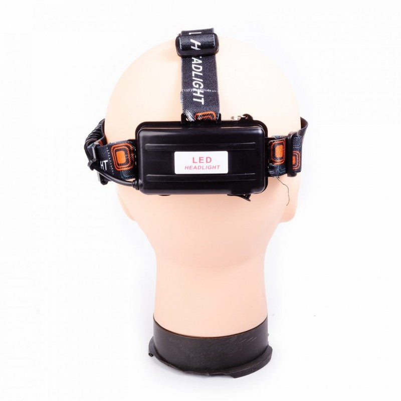 Lanterna de Cap cu Acumulator 2XT6 led CREE, Lumina Alb/Verde - Frize