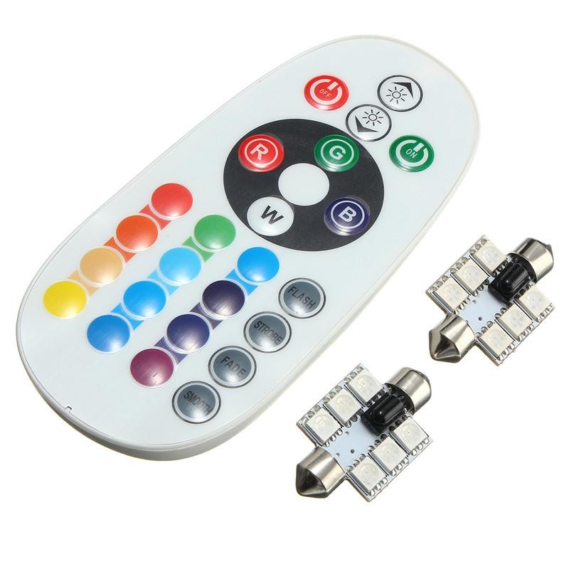 Led RGB Auto 41 mm cu Telecomanda - Frize