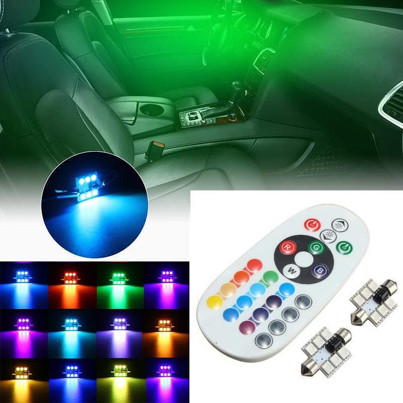Led RGB Auto 41 mm cu Telecomanda - Frize