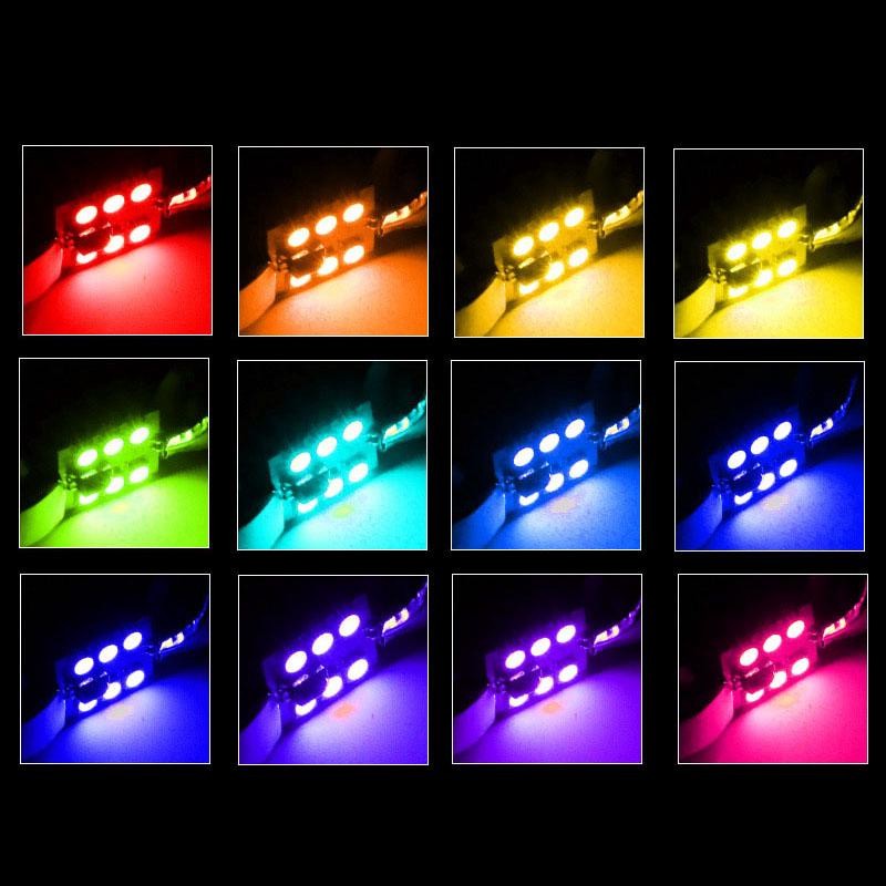 Led RGB Auto 39 mm cu Telecomanda - Frize