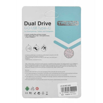 Memorie Stick Dual USB 3.1 și Tip C 32GB – Flash Drive Compact pentru Transfer Rapid de Date pe Laptop și Smartphone
