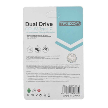 Memorie USB Dual 3.1 și Tip C 4GB – Stick Flash Compact pentru Transfer Rapid de Date