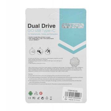 Memorie Stick Dual USB 3.1 și Tip C 8GB – Flash Drive Portabil pentru Transfer Rapid de Date între Dispozitive