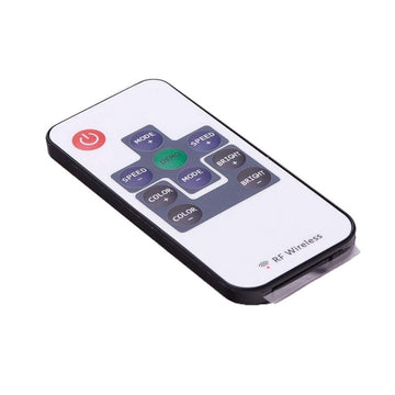 Controler RF Wireless Mini cu 10 Taste pentru Bandă RGB cu 4 Culori – Soluție Ideală pentru Iluminat Decorativ în Interior