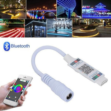 Mini Controler RGB LED cu Bluetooth QR - Frize