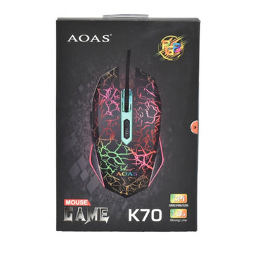 Mouse Gaming cu LED-uri RGB și USB K-70